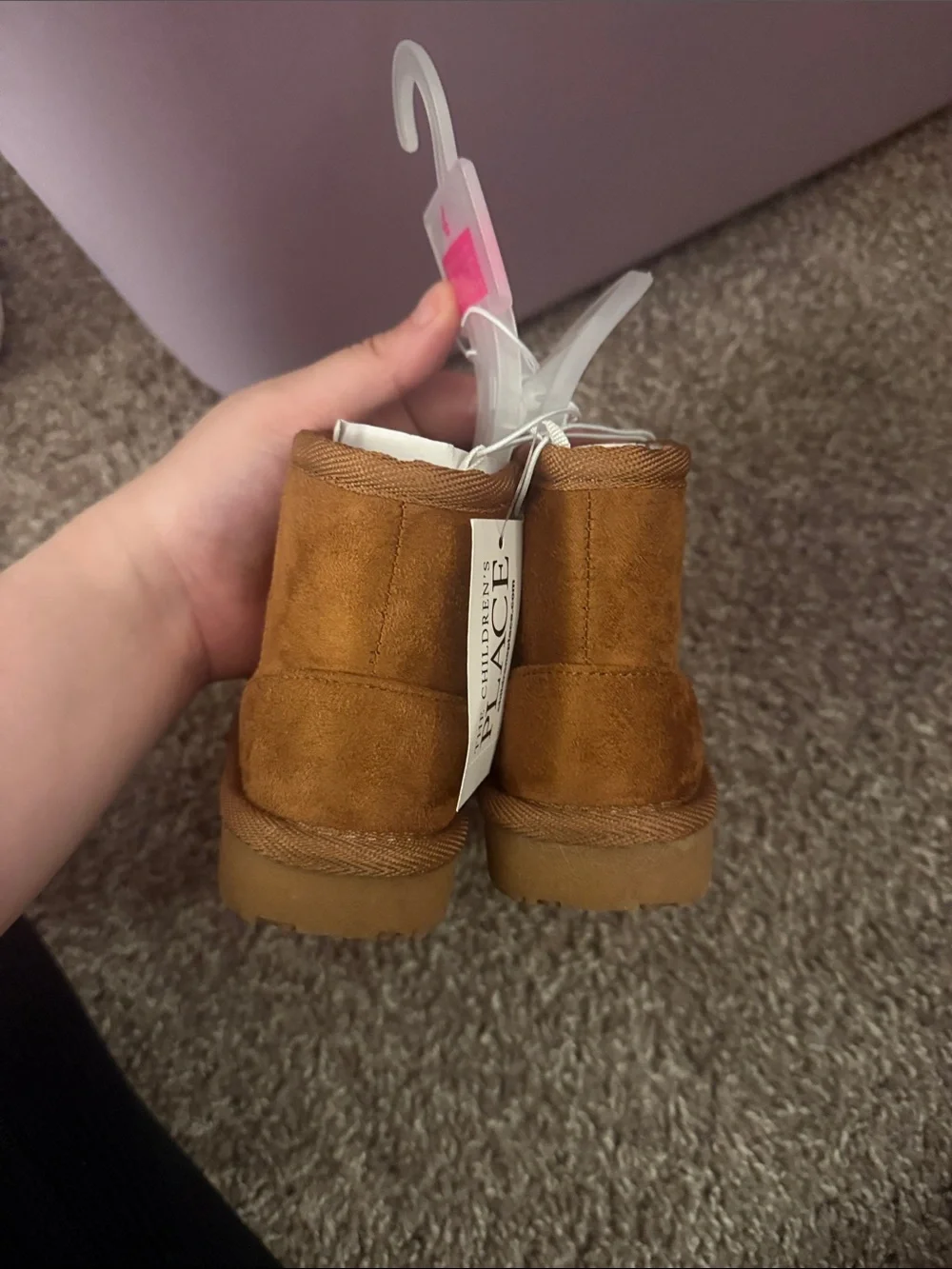 The Children's Place Girls/Toddler Tan Short Winter Boots